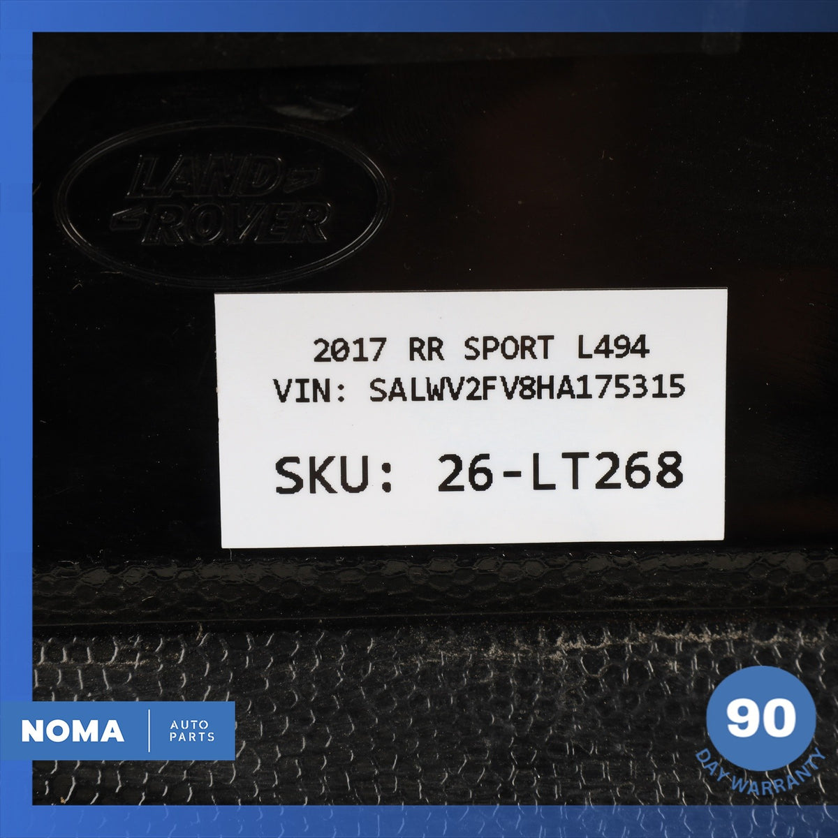 14-22 LR Range Rover Sport L494 Rear Right Side Exterior D-Pillar Molding OEM - photo 16
