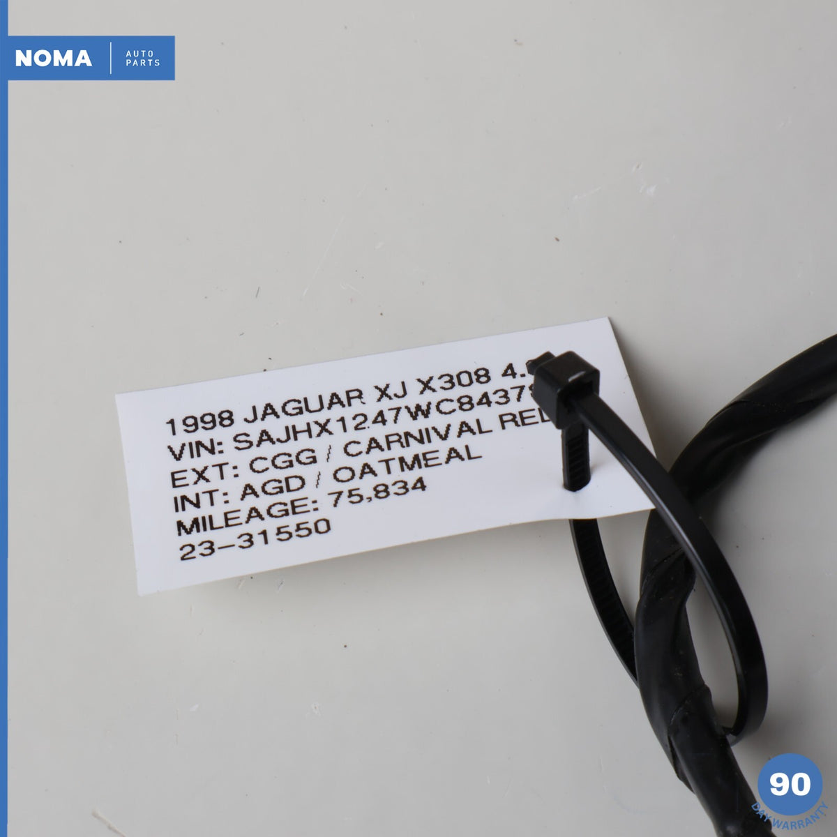 98-03 Jaguar XJ8 XJR X308 Rear Left Driver Side Door Wire Wiring Harness OEM - photo 13