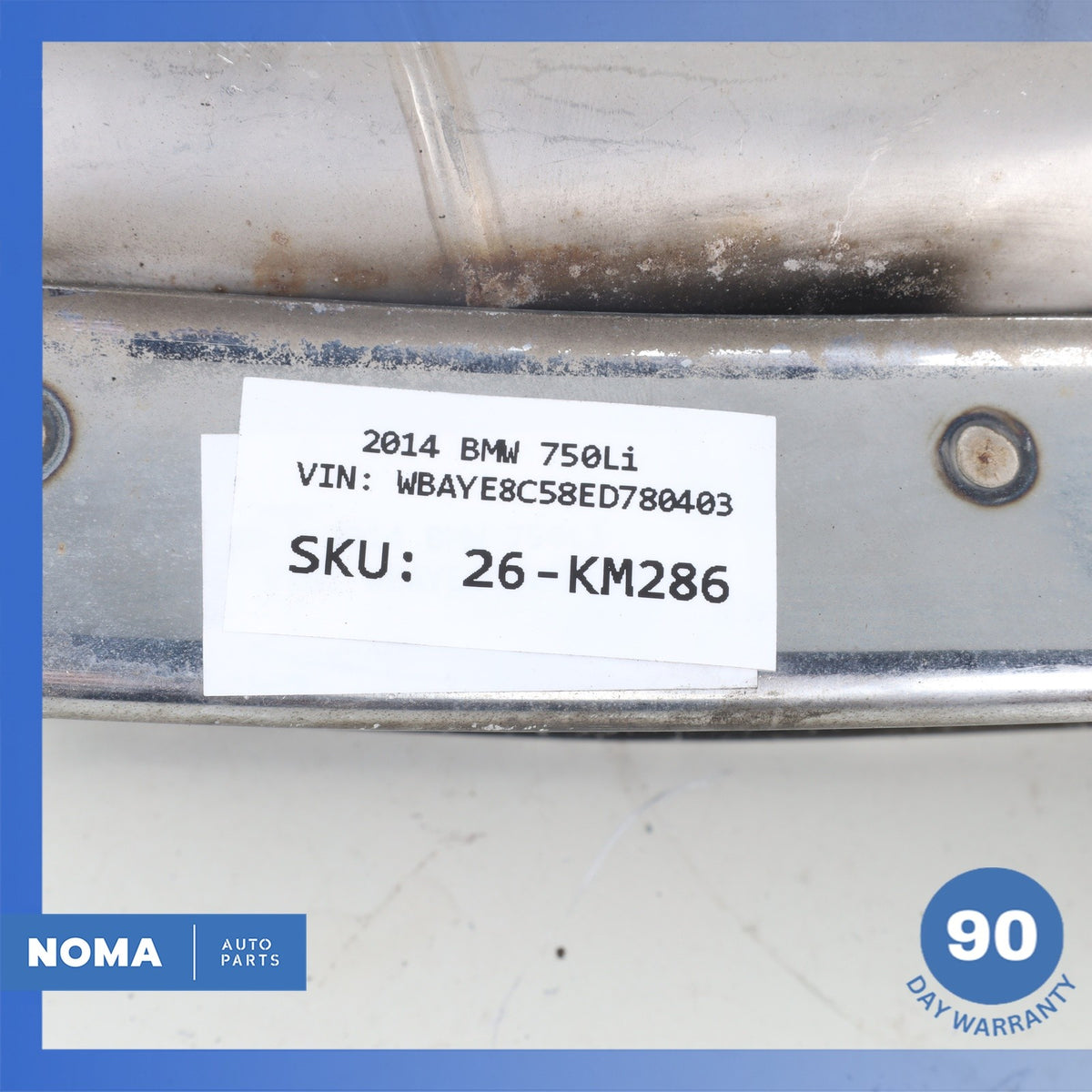 BMW F02 750i 740i Rear Left & Right Side Exhaust Muffler Tip Set OEM - photo 23