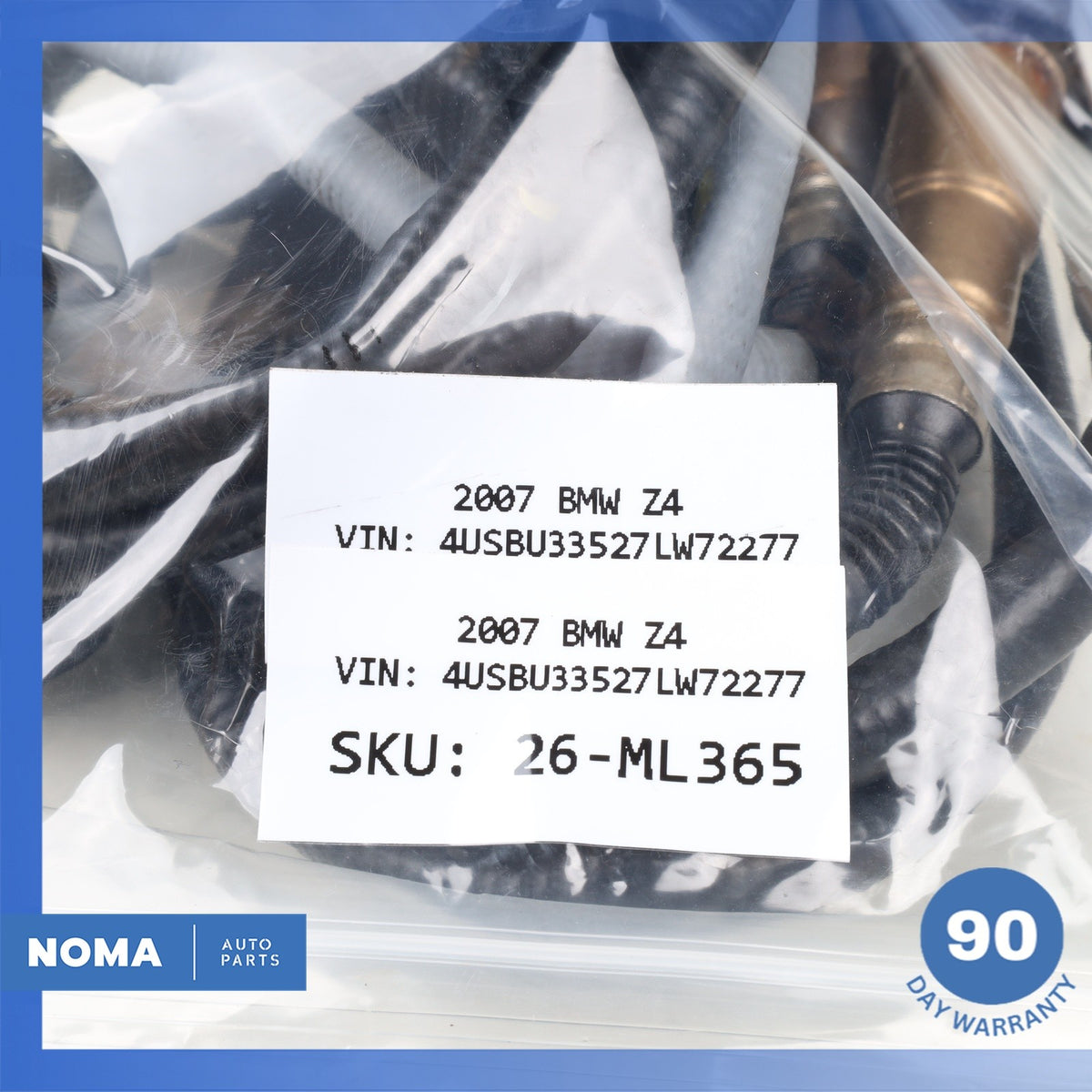 06-11 BMW E85 Z4 N51 N52 Exhaust Oxygen Lambda Sensor Set of 4 OEM - photo 13