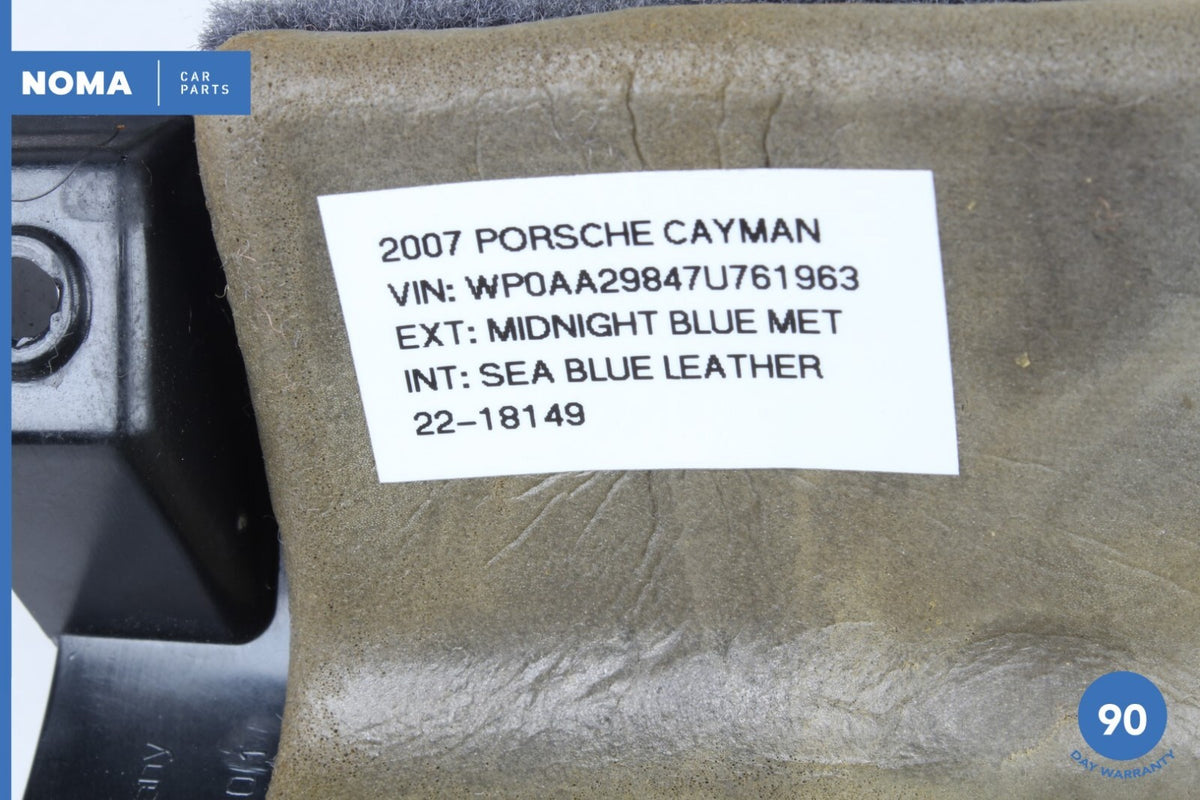 06-08 Porsche Cayman 987C Rear Right & Left Side C-Pillar Carpet Cover Set OEM - photo 12
