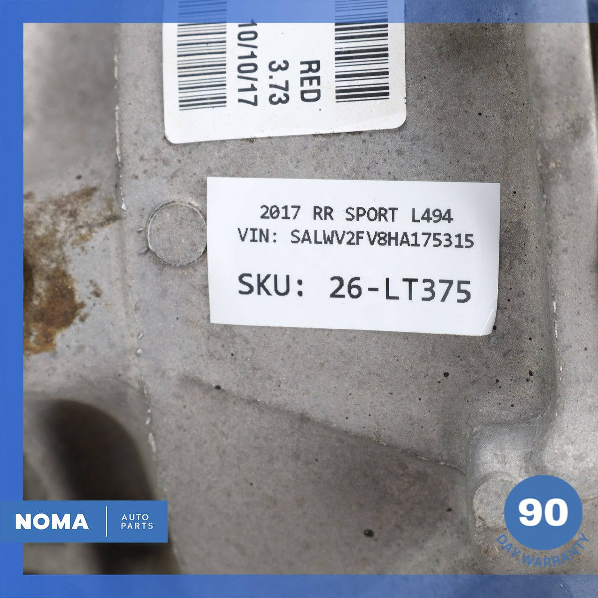 17-24 Range Rover Sport L494 L462 Rear Differential Diff Axle Carrier 3.73 OEM - photo 18
