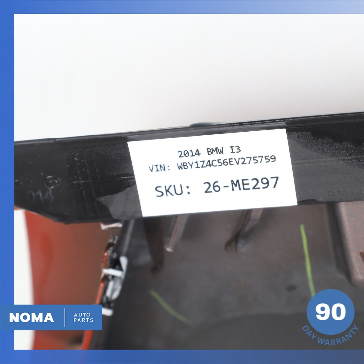 14-21 BMW i3 I01 Hybrid Rear Right Passenger Side Quarter Panel Orange OEM 78k - photo 20