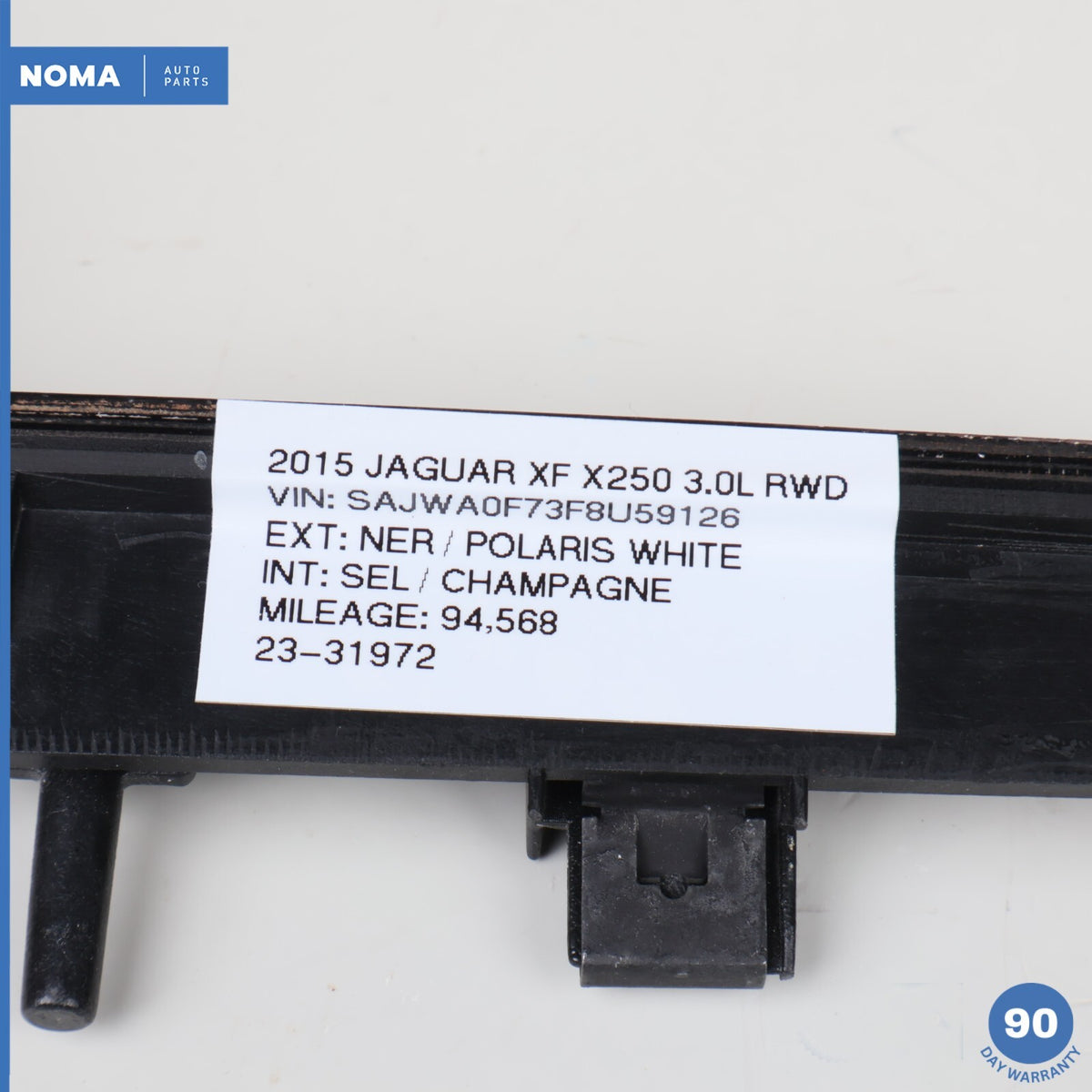 09-15 Jaguar XF X250 Front Center Console Wood Cover Insert CX23044G38AC OEM - photo 10