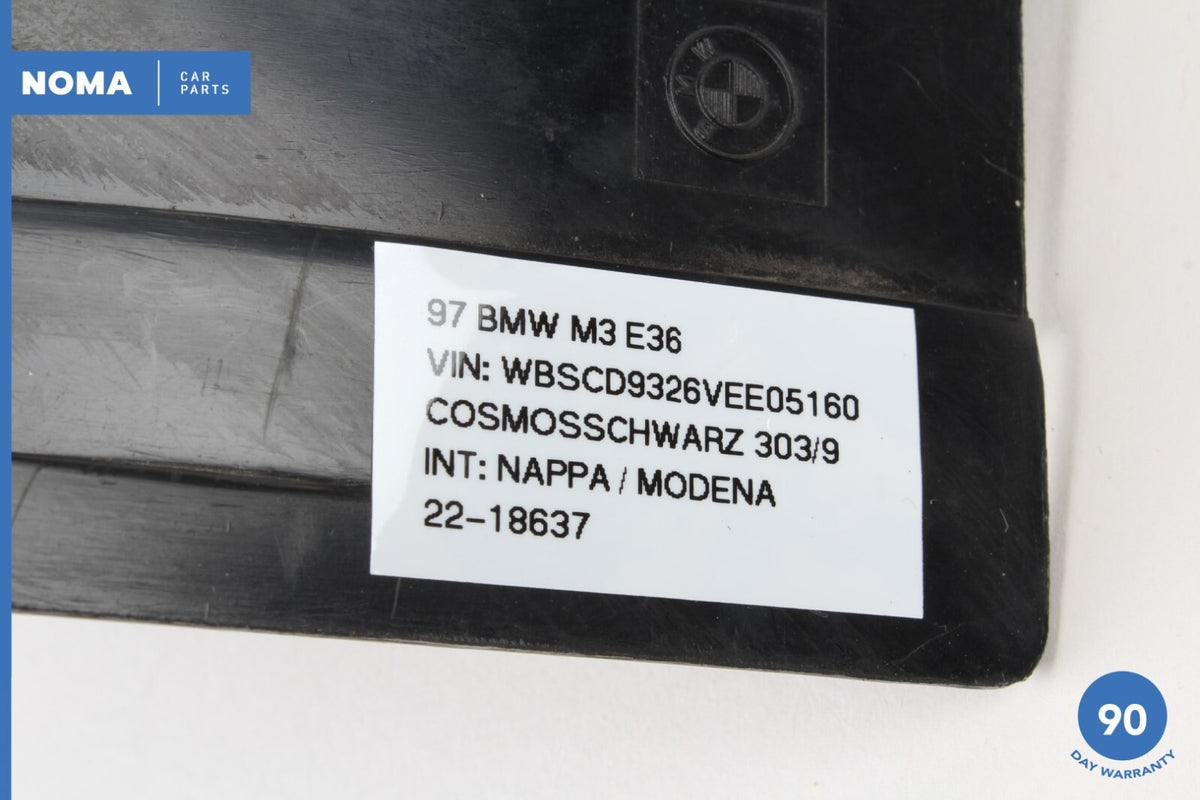 92-98 BMW M3 318i 320i 323i E36 Right Side Trunk Sound Insulation Carpet OEM - photo 10