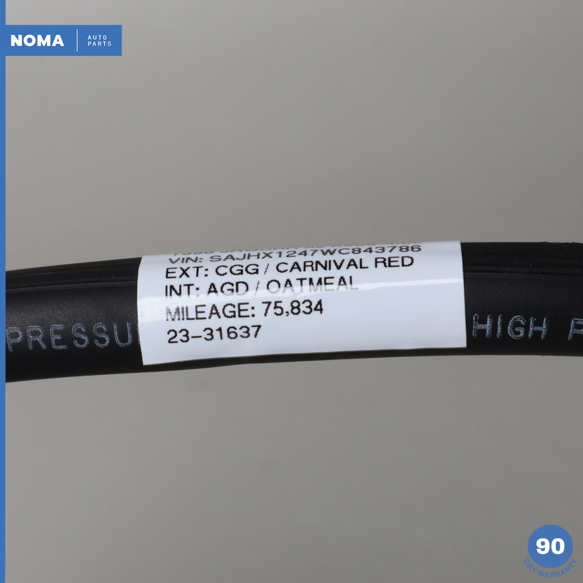 98-03 Jaguar XJ8 VDP X308 Fuel Feed High Pressure Hose Pipe Line NNC6054EA OEM - photo 12