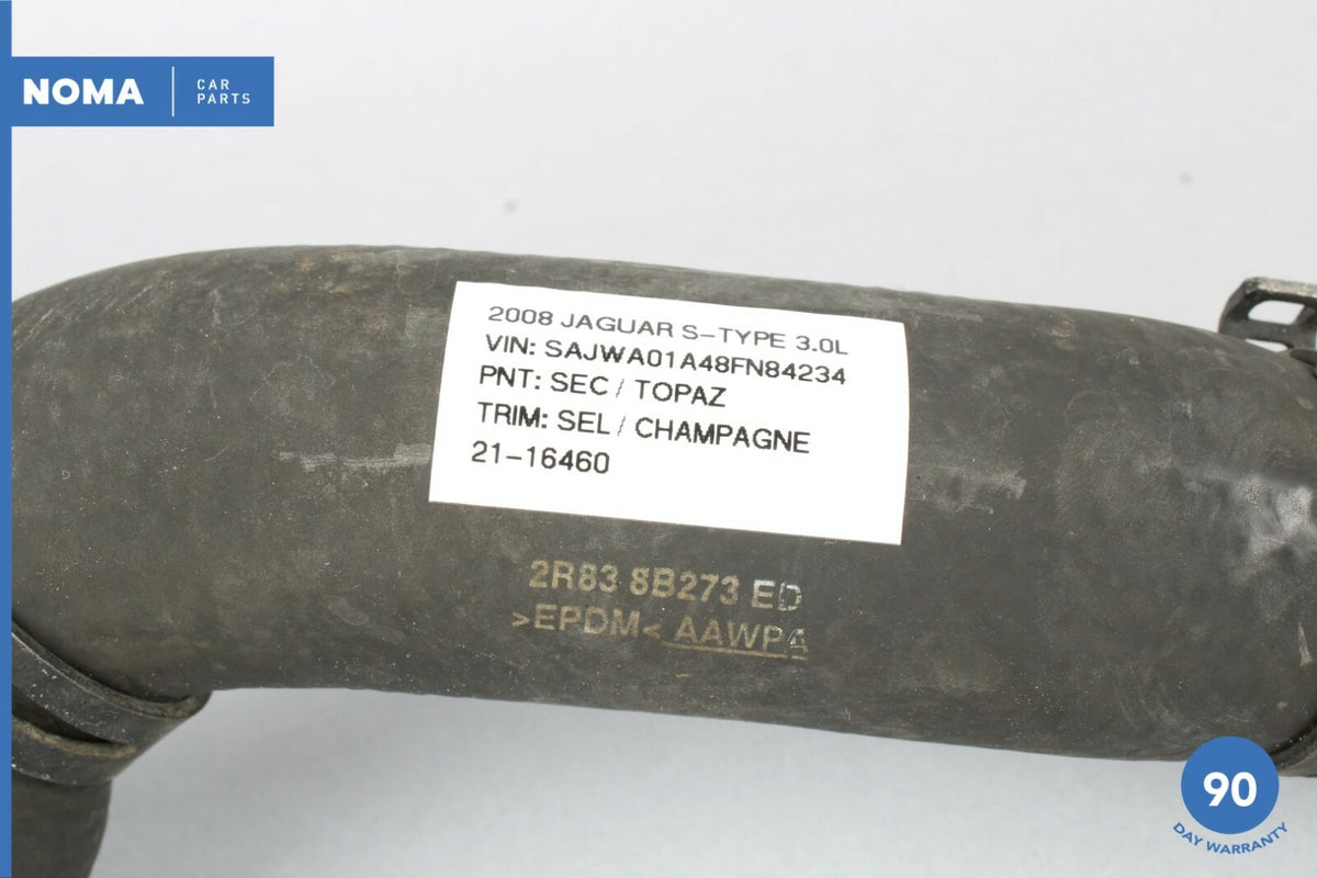 03-08 Jaguar S-Type X206 Engine Motor Lower Bottom Radiator Hose 2R838B273ED OEM - photo 5