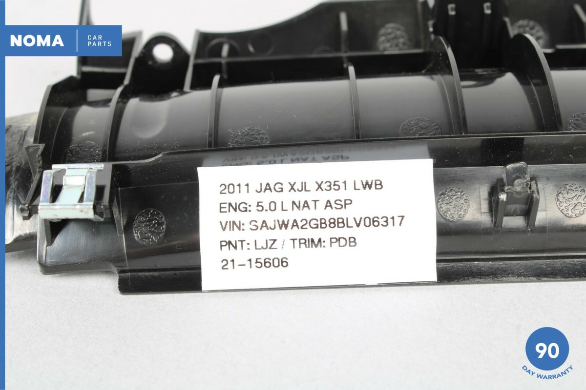 10-18 Jaguar XJ XJL X351 Rear Center Console Gap Cover Plate Trim Panel PDB OEM - photo 5
