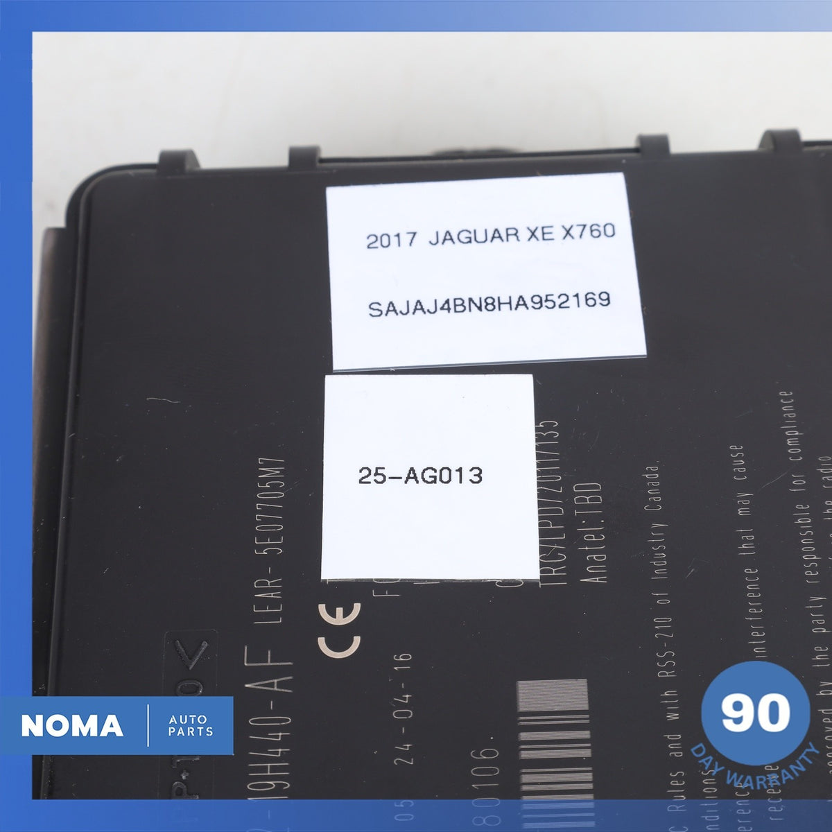 2017 Jaguar X760 XE Anti-Theft Keyless Entry Module FK7219H440AF OEM - photo 10