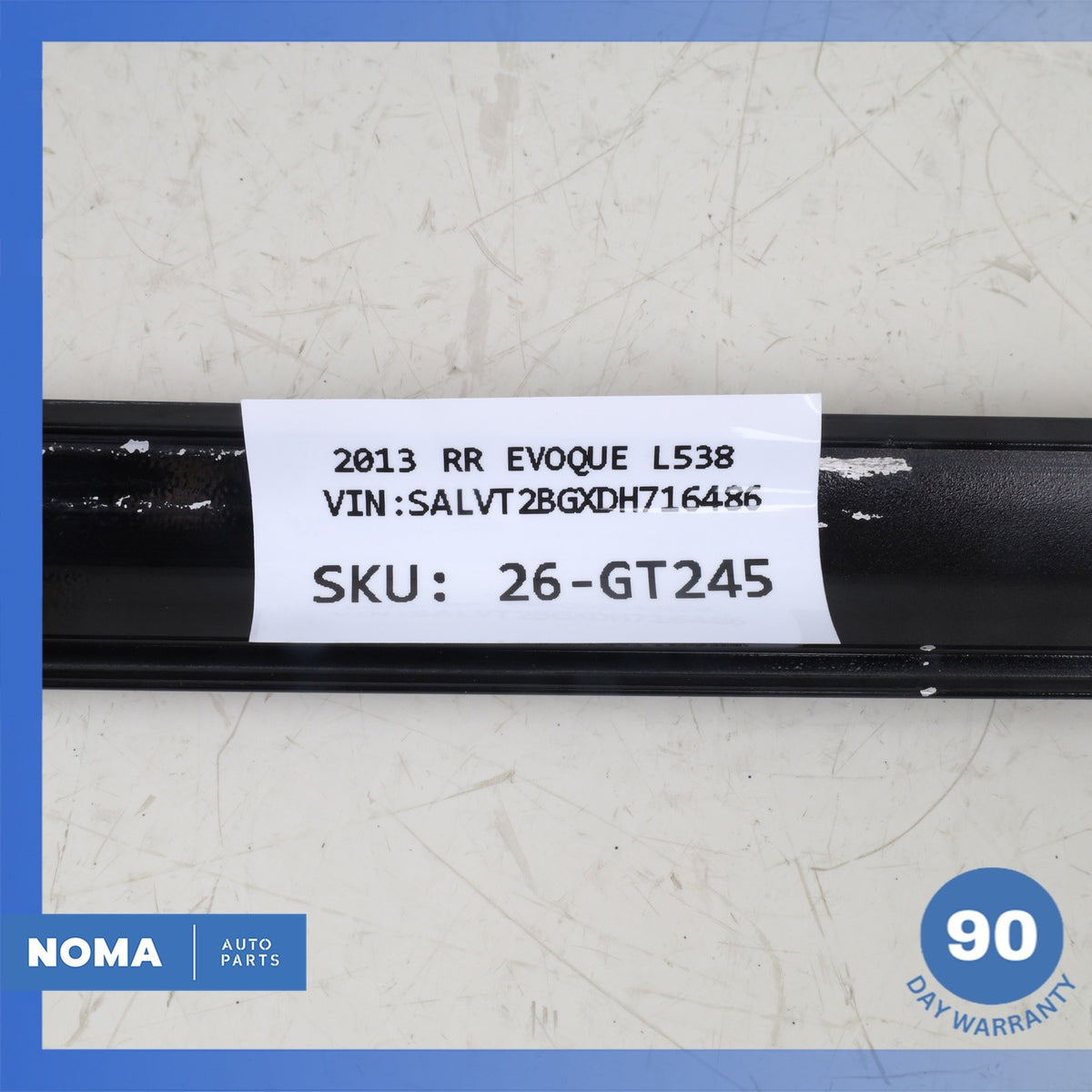 12-19 LR Range Rover Evoque L538 4DR Rear Left Driver Quarter Molding Trim OEM - photo 8