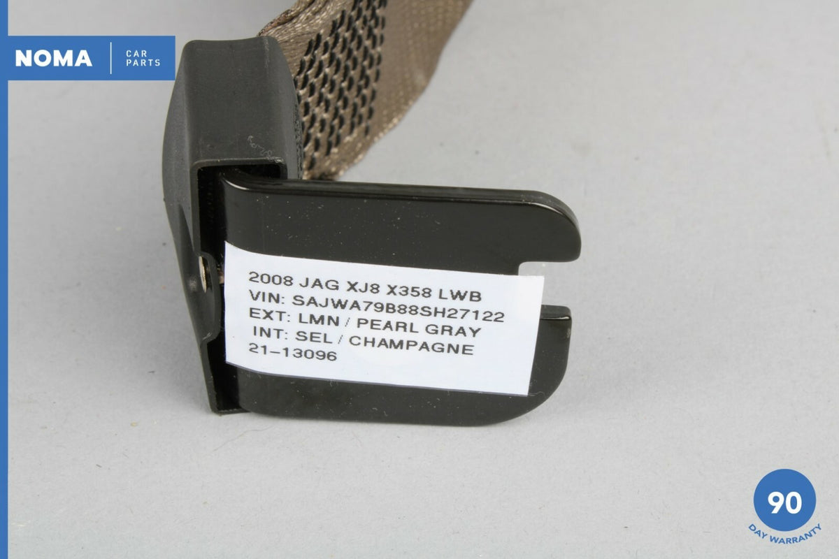 06-09 Jaguar XJ8 XJR VDP X350 X358 Rear Center Seat Belt Buckle AMB Mocha OEM - photo 6