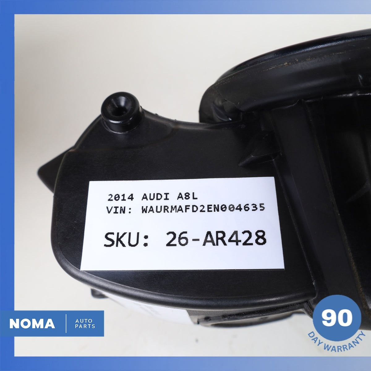 2014 Audi D4 A8 Fuel Door Lid Gas Tank Cover w/ Bowl Blue OEM - photo 16