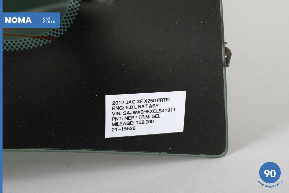 12-15 Jaguar X250 XF XFR Rear Windshield Screen Window Glass CX2342006CA OEM - photo 9