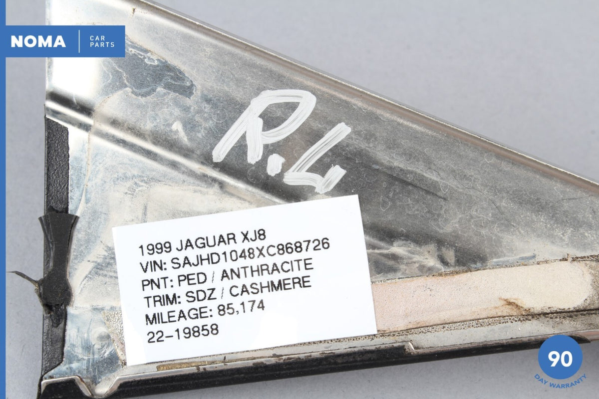 98-03 Jaguar XJR XJ8 X308 Rear Left Side Outer Door Window Molding GNA3275AG OEM - photo 9