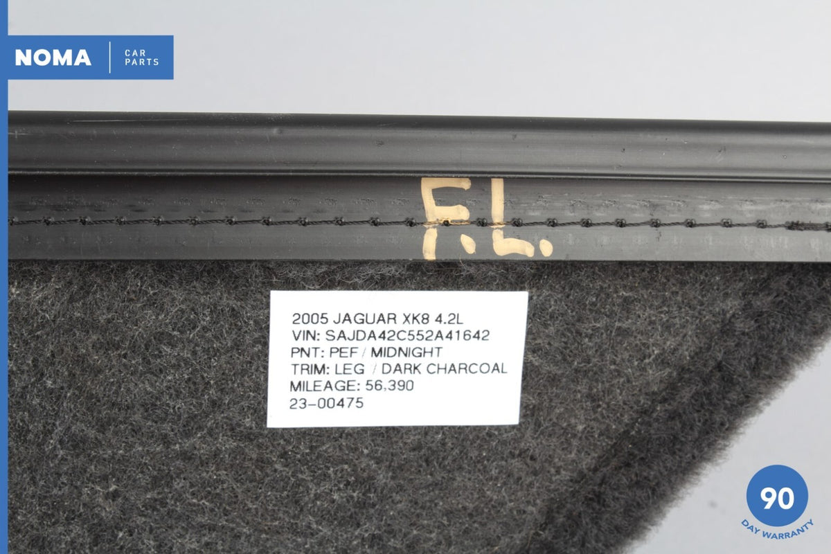 03-06 Jaguar XK8 XKR X100 Front Left Driver Seat Hinge Carpet Cover Trim OEM - photo 13