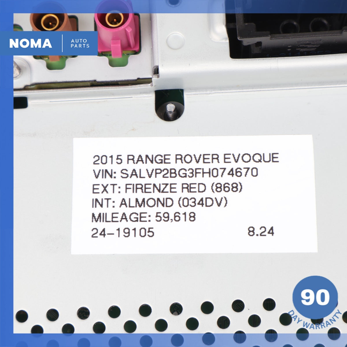 12-17 Range Rover Evoque L538 Navigation Climate Screen Monitor Display OEM 59k - photo 16