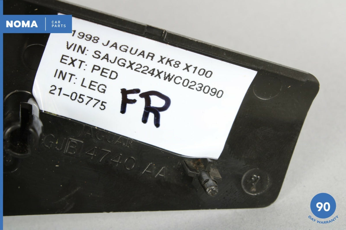 97-03 Jaguar XK8 XKR X100 Front Right Seat Inner Hinge Cover GJB4740AA LEG OEM - photo 9