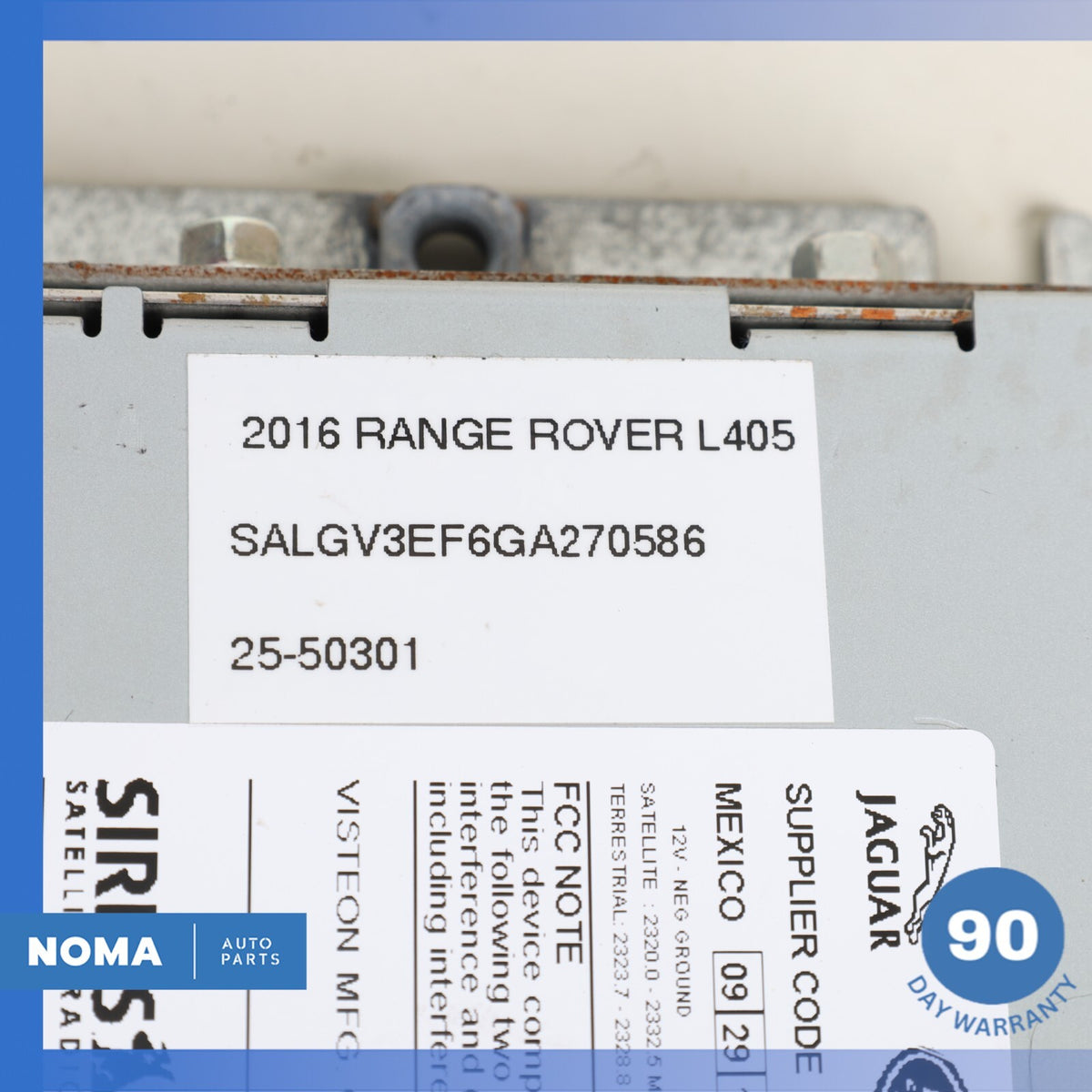 LR Range Rover L405 Satellite Receiver Radio Module Unit DPLA14C740AA OEM - photo 7