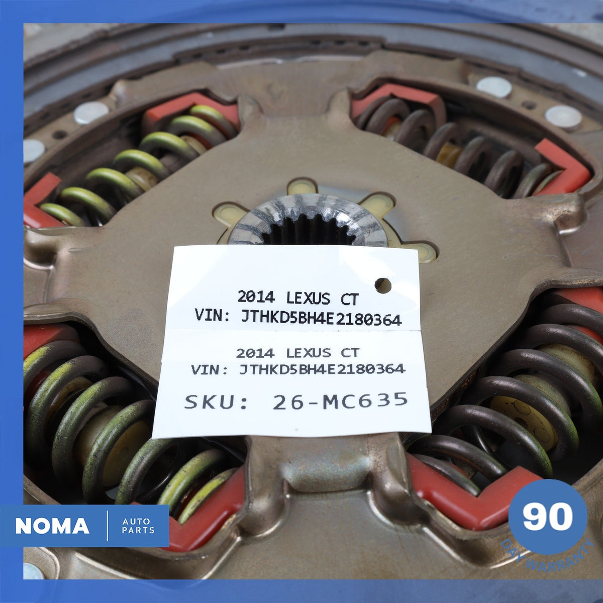 10-18 Lexus ZWA10 CT200h Hybrid Transmission Flywheel Damper Clutch OEM - photo 15