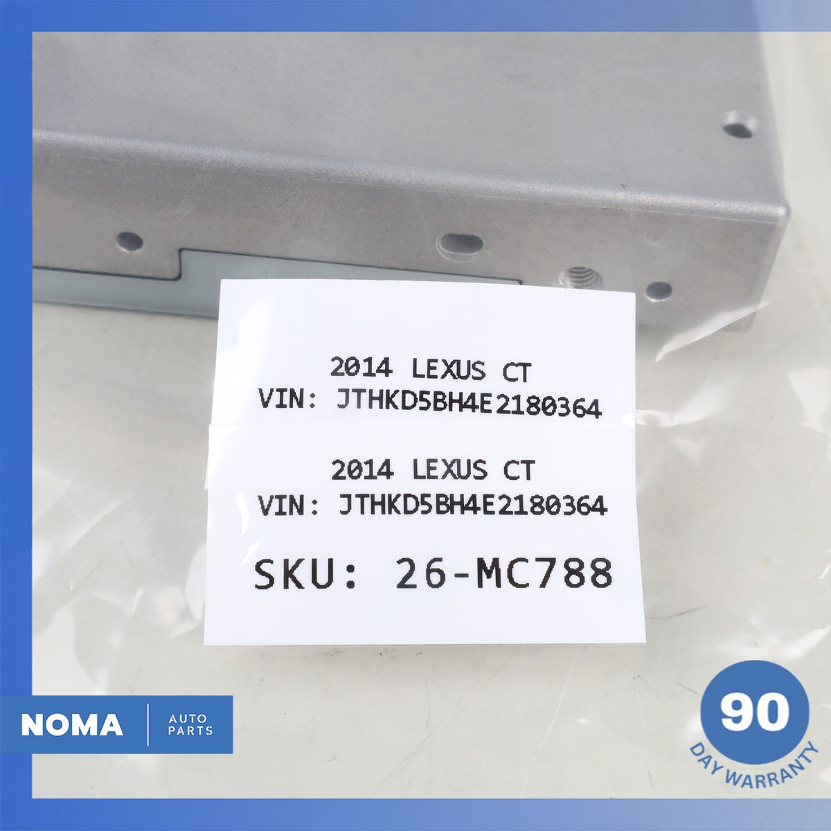 Lexus ZWA10 CT200h Telematics Control Module 86741-33020 OEM - photo 16