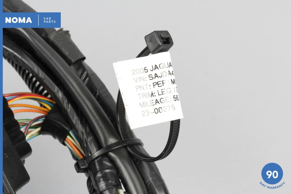 01-06 Jaguar XK8 X100 Front Left Driver Side Door Wiring Harness LJJ3190AB OEM - photo 13