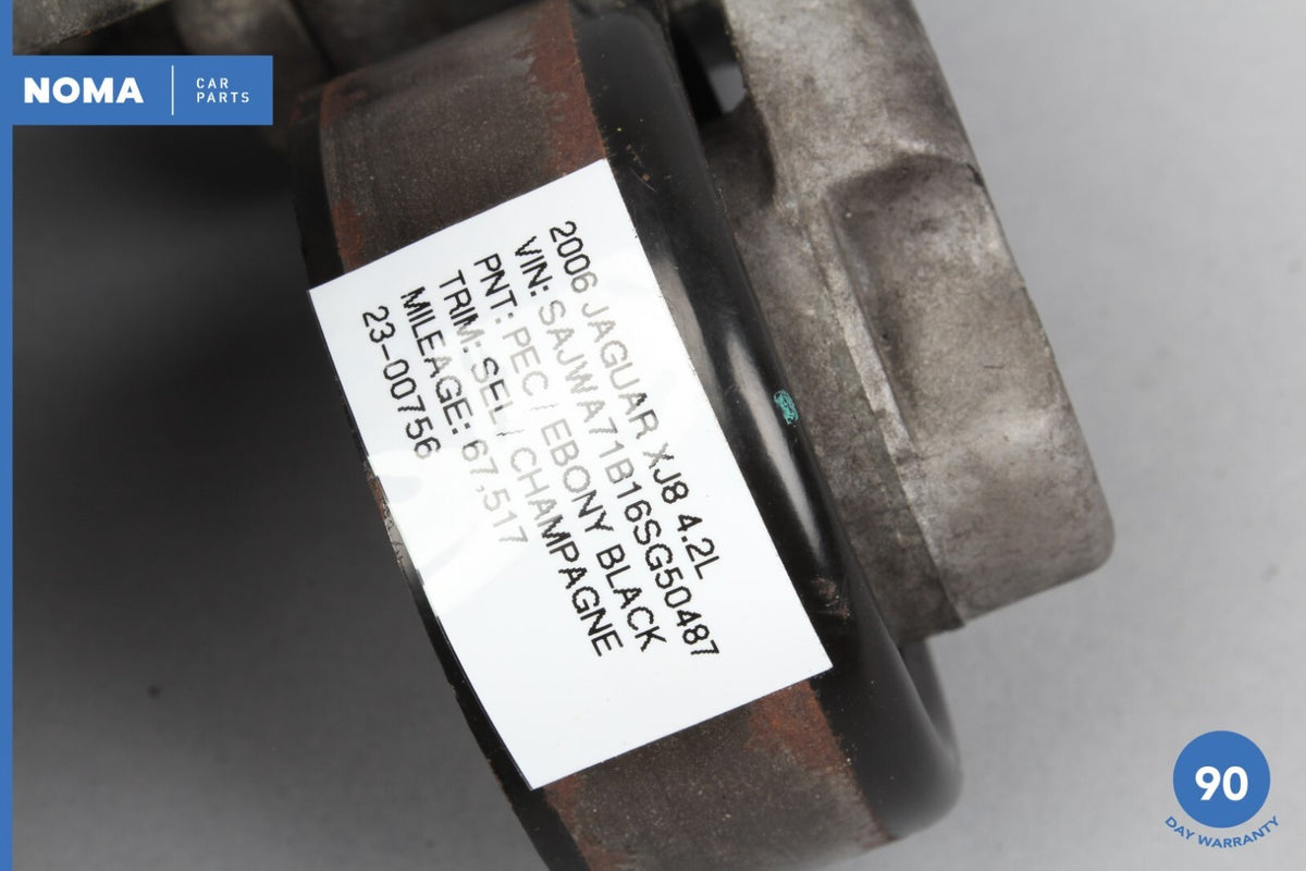 06-09 Jaguar XJ8 X358 Power Steering Pump Mount Bracket w/Pulley 3W433C631BC OEM - photo 7