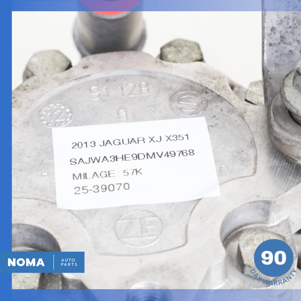 10-19 Jaguar X351 XJ 3.0L 5.0L Power Steering Pump Assembly 8W833A674AB OEM - photo 12