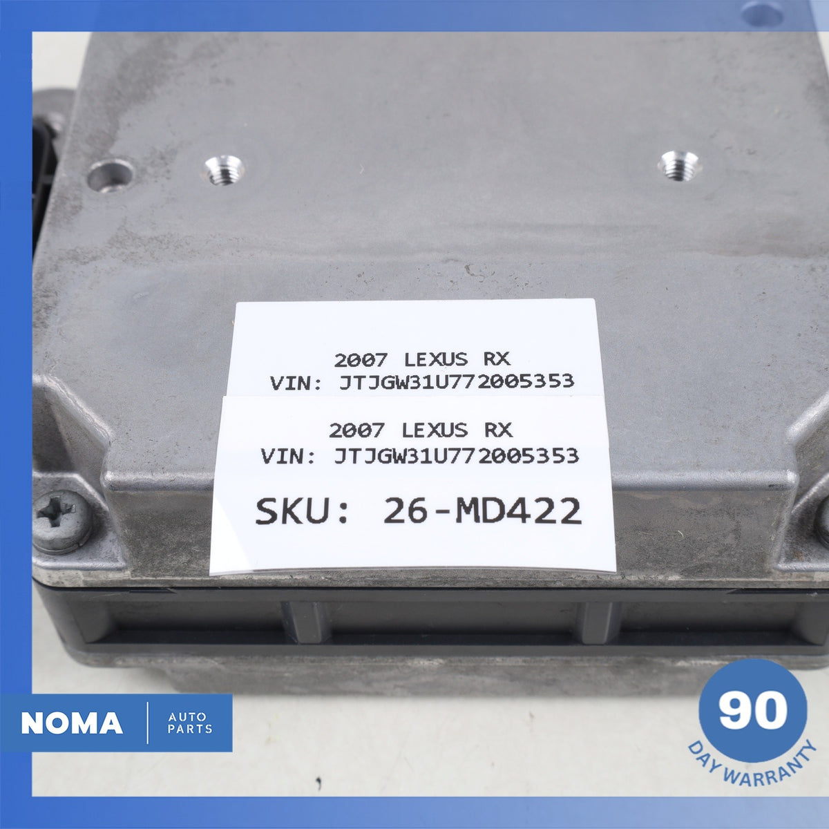 06-08 Lexus MHU33L RX400h Power Steering Electric Computer Module OEM - photo 8