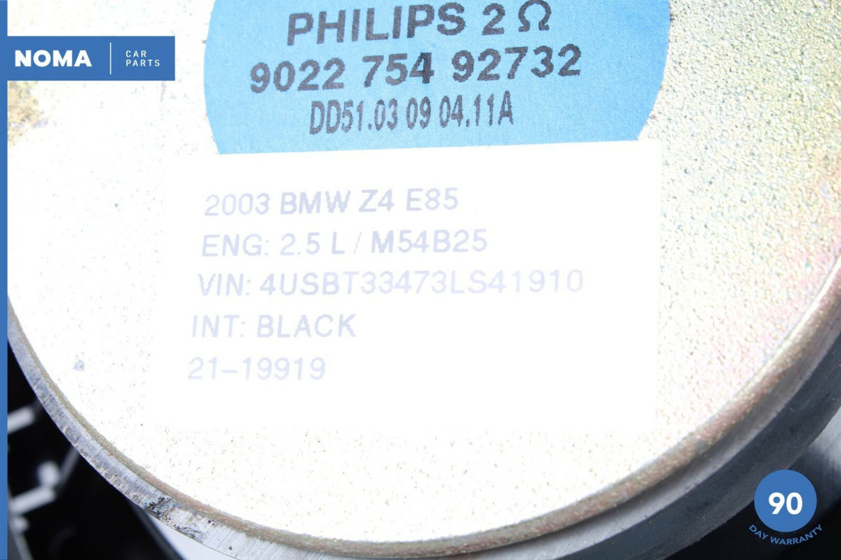 03-08 BMW Z4 E85 E86 Rear Front Left or Right Side Door Hifi Woofer Speaker OEM - photo 11