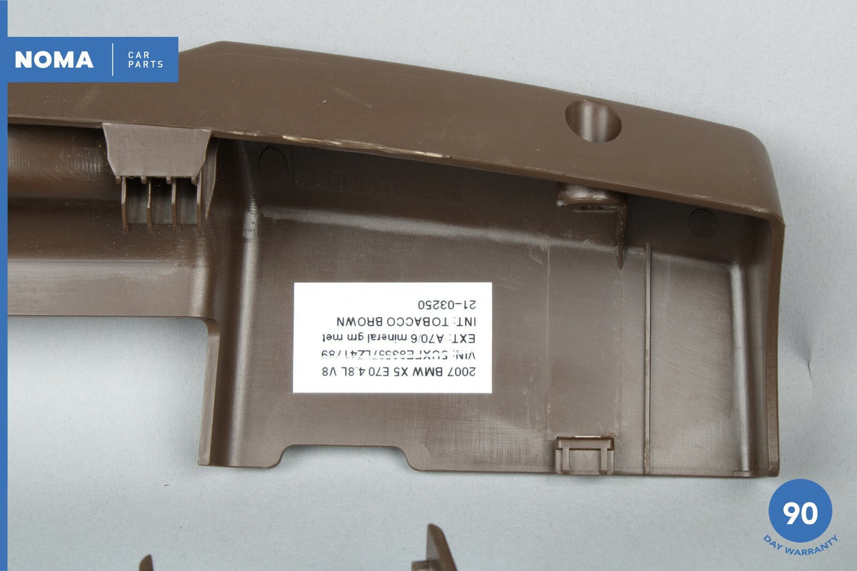 07-13 BMW X5 E70 Rear Left Side Seat Rail Cover Panel Set of 12 7171832 OEM - photo 12