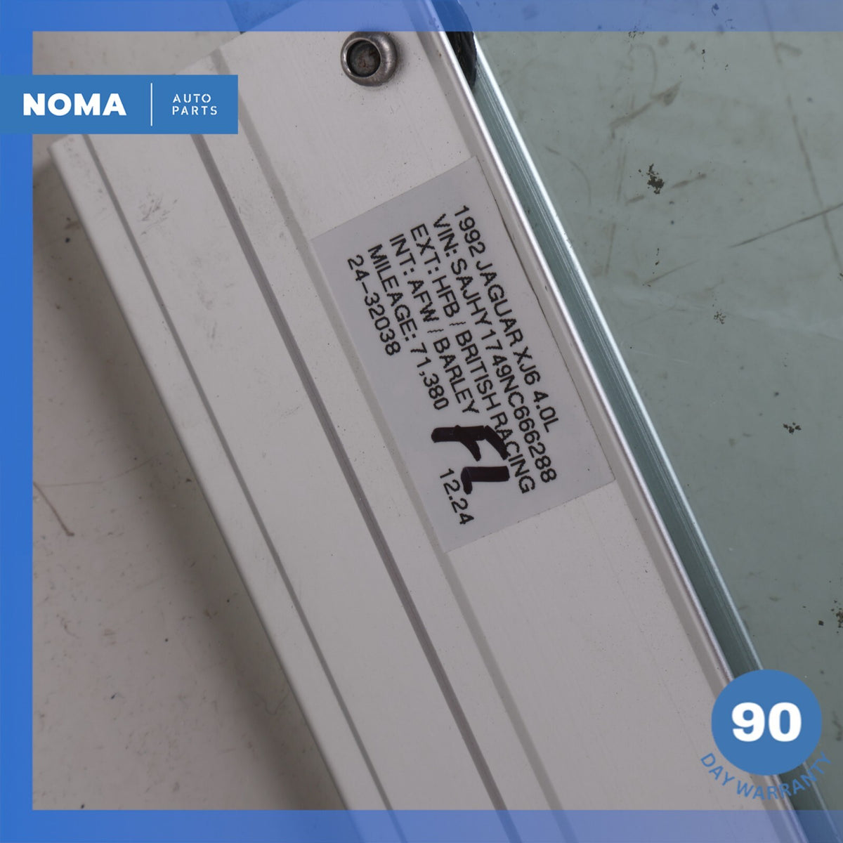 1992 Jaguar XJ40 XJ6 Front Left Driver Side Door Window Glass BEC25209 OEM - photo 17