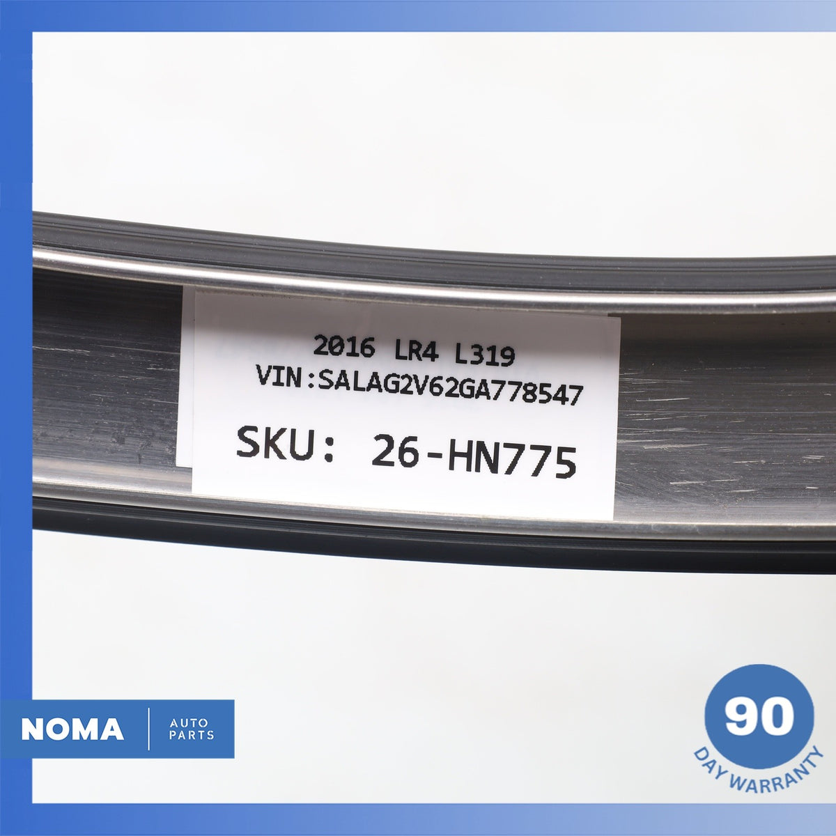 06-13 LR Range Rover Sport L320 Right Roof Drip Rail Upper Molding Trim OEM - photo 13