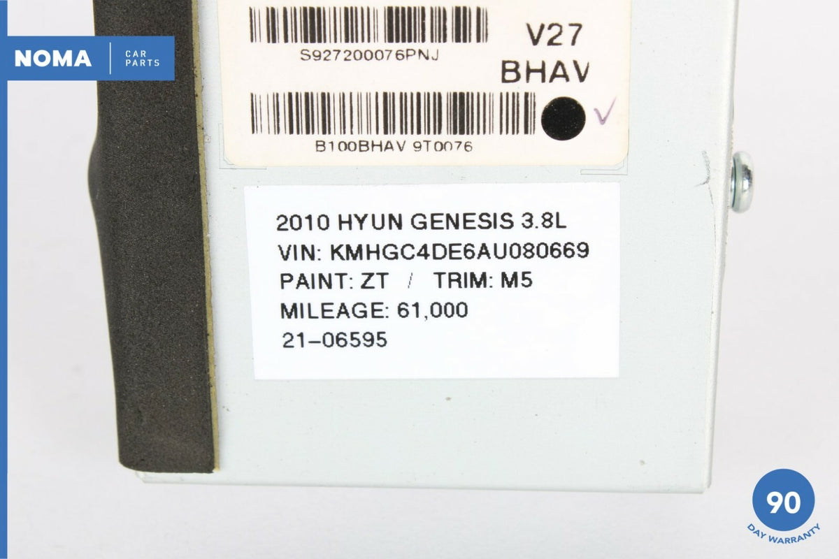 09-11 Hyundai Genesis Interface Gps Navigation Control Module 96120-3M500 OEM - photo 9