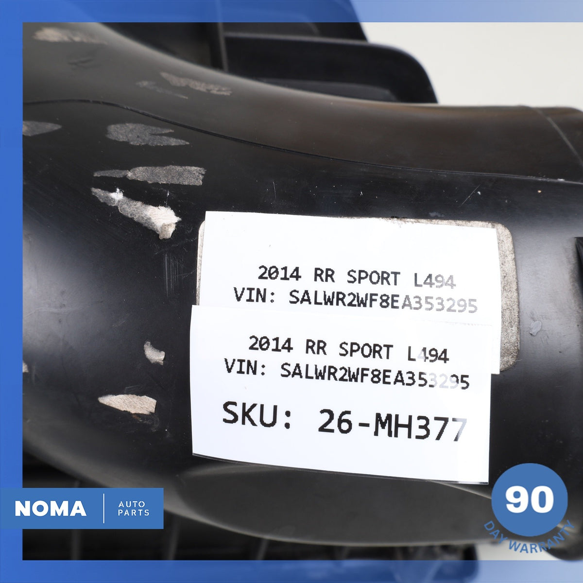 13-21 LR Range Rover Sport L494 L405 Right Air Filter Box w/ MAF Sensor OEM - photo 18