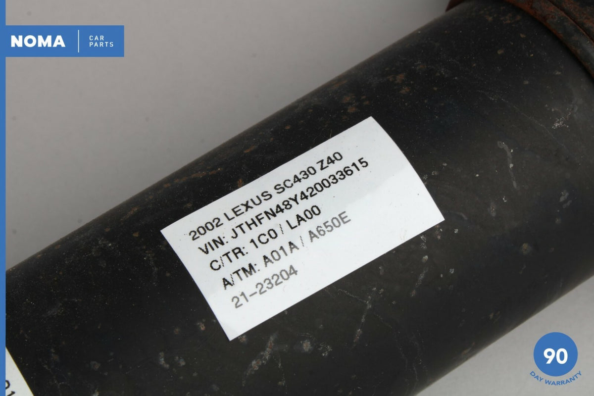 02-10 Lexus SC430 Z40 Rear Wheel Drive Driveshaft Propeller Propshaft OEM - photo 12
