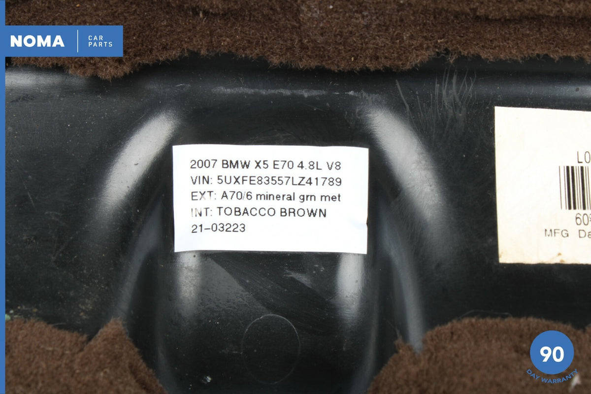 07-13 BMW X5 E70 Left Driver Seat Rear Footwell Cover Trim Panel 9120263 OEM - photo 10