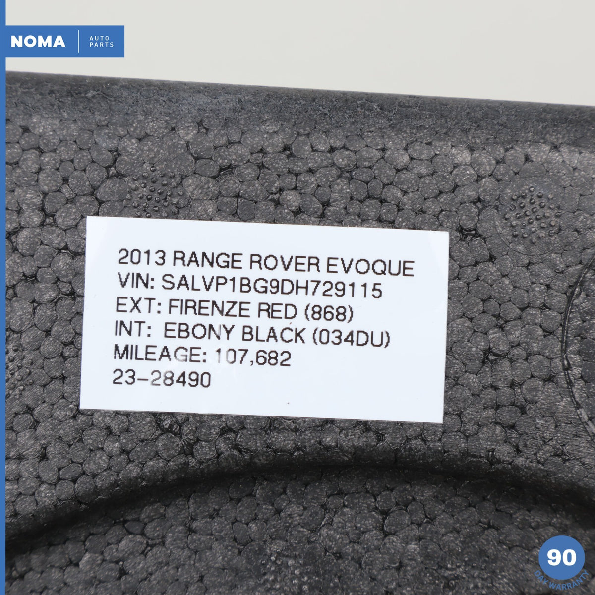 12-19 Range Rover Evoque L538 Fuel Tank Energy Absorbing Foam Pad LR025816 OEM - photo 12