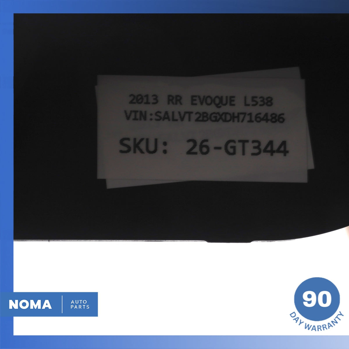 12-15 Range Rover Evoque L538 Rear Trunk Bezel License Plate Light Lamp Trim OEM - photo 18