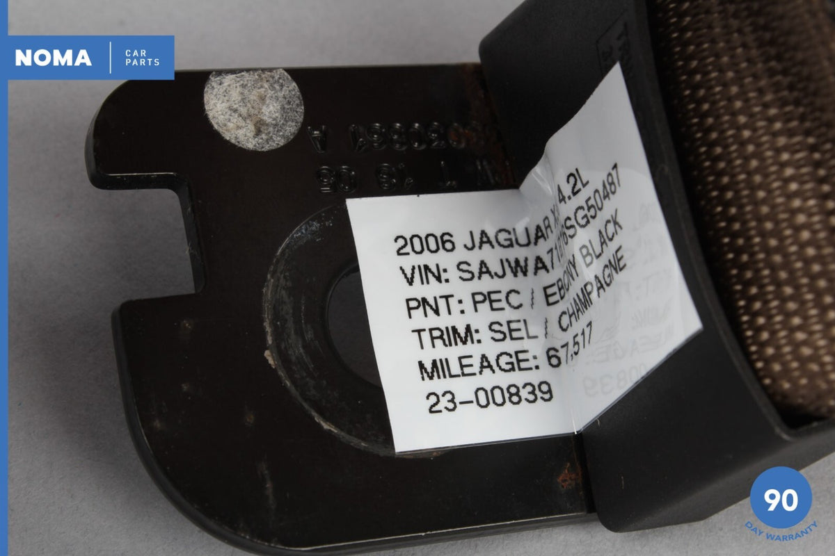 06-09 Jaguar XJ8 XJR VDP X358 Rear Left Driver Seat Belt Buckle AMB OEM - photo 10