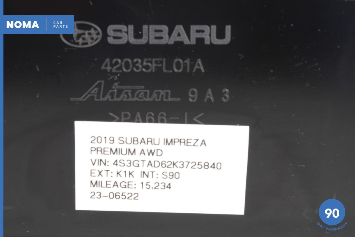 17-21 Subaru Impreza GT Fuel Vapor Charcoal Canister Tank w/ Hose 42035FL01A OEM - photo 9