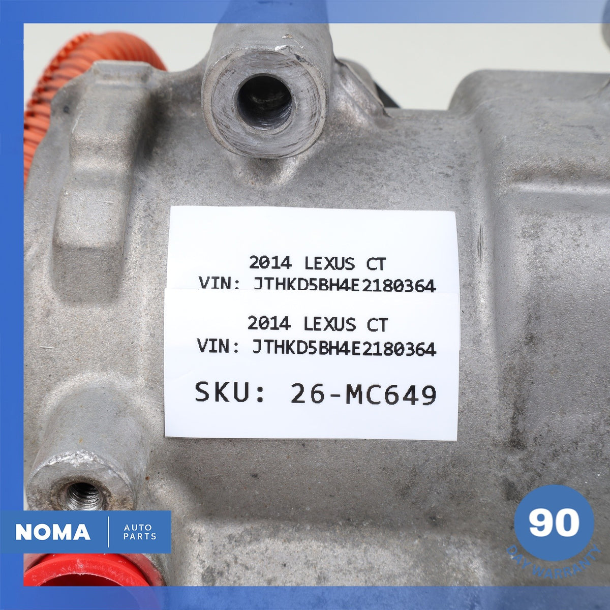 11-18 Lexus ZWA10 CT200h Prius Hybrid Electric AC A/C Air Compressor OEM - photo 11