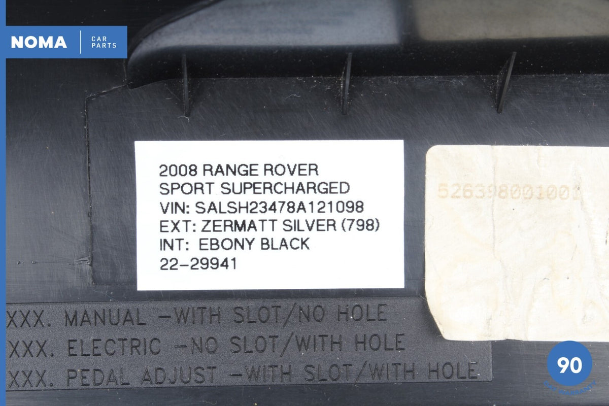 06-09 Range Rover Sport L320 Steering Column Surround Bezel Cover Trim OEM - photo 14