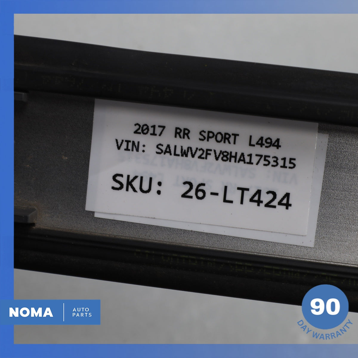 14-22 LR Range Rover Sport L494 Left Roof Drip Rail Upper Molding Trim OEM - photo 13