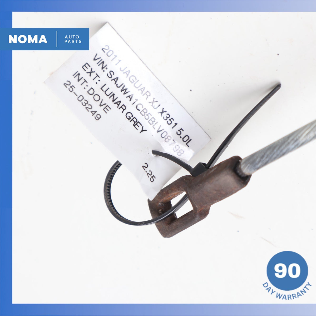11-19 Jaguar X351 XJ Left & Right Side Parking Brake Cable Set AW932A635AA OEM - photo 14
