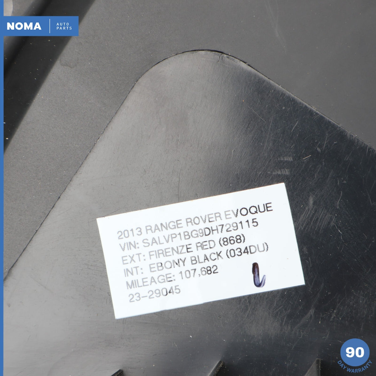 12-15 Range Rover Evoque L538 Front Left Seat Valance Cushion LR027154 PVJ OEM - photo 16