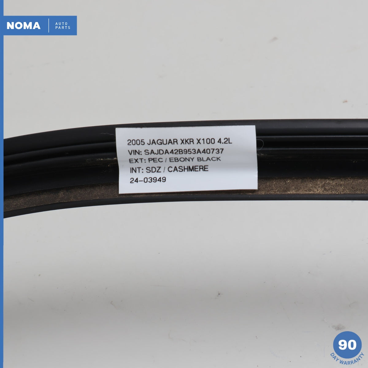 05-06 Jaguar X100 XKR XK8 Front Exterior Windshield Weather Seal Strip OEM - photo 15