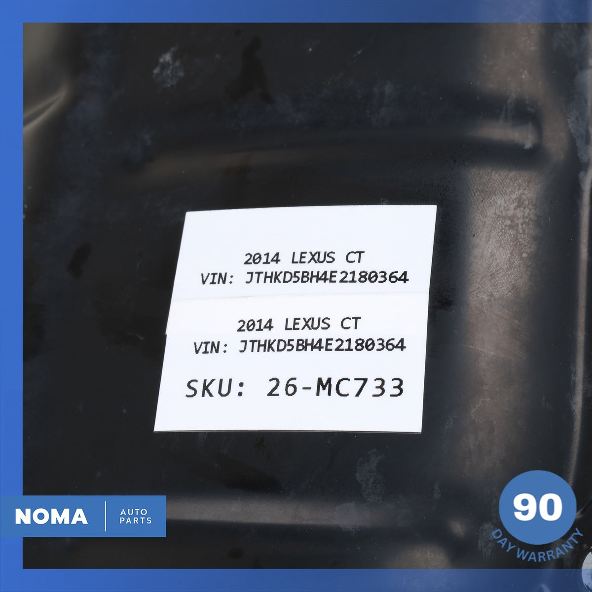09-22 Lexus ZWA10 CT200h 1.8L Hybrid Engine Motor Oil Sump Pan OEM - photo 13