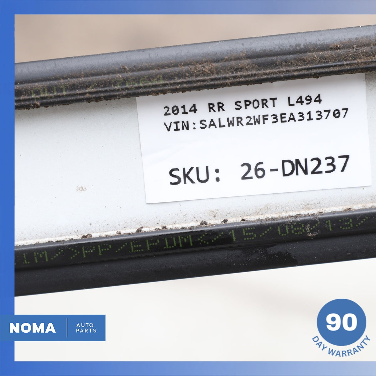 14-22 LR Range Rover Sport L494 Left Roof Drip Rail Upper Molding Trim OEM - photo 12