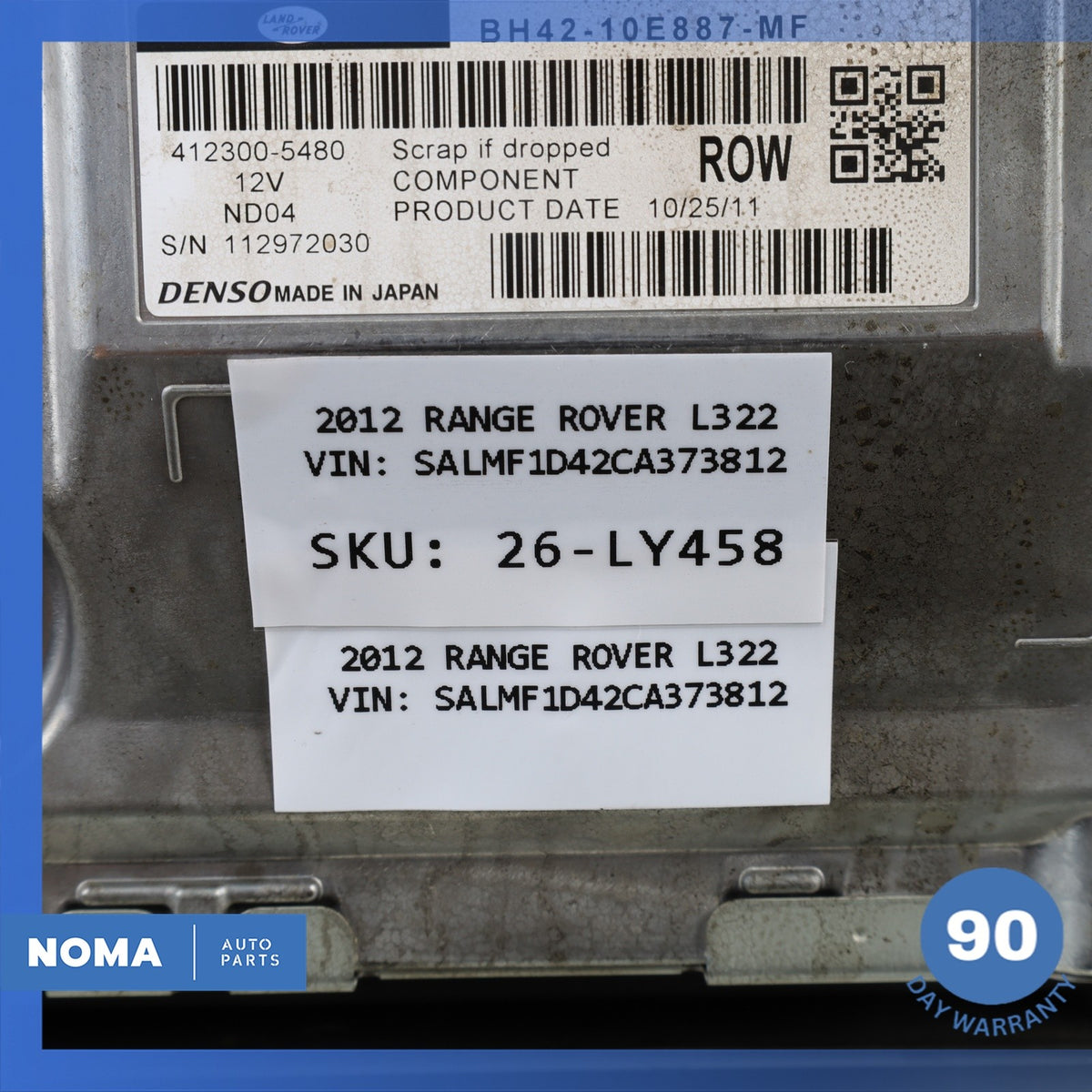 10-12 Land Rover L322 Range Rover Navigation Computer - with Screen LR039293 OEM - photo 15