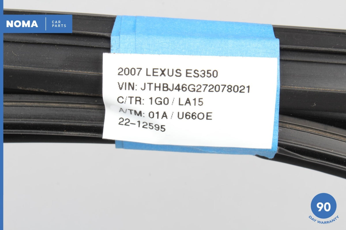 07-12 Lexus ES350 XV40 Rear Left Driver Side Door Window Weatherstrip Seal OEM - photo 10